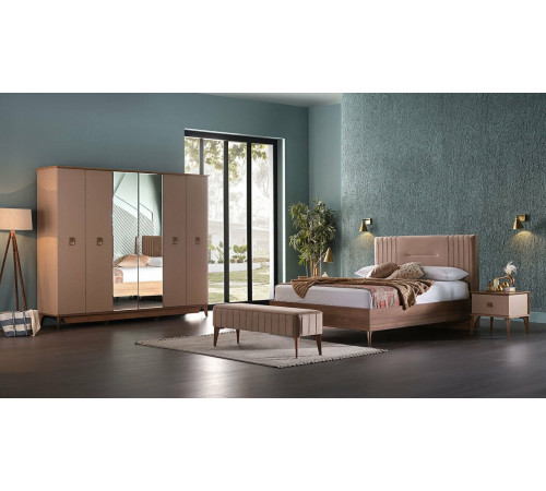 Шкаф платяной 6-и дверный Алвис (ALVIS) ALVIS-34 Шкаф платяной 6-и дверный Алвис (ALVIS) ALVIS-34