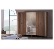 Шкаф шестидверный Миранте (Mirante) MINT-34