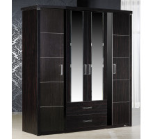 Четырехстворчатый шкаф Мира MIRA-20 венге