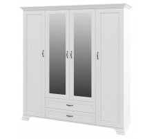 Четырехстворчатый шкаф для одежды Юнона МН-132-04 с зеркалом Четырехстворчатый шкаф для одежды Юнона МН-132-04 с зеркалом
