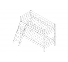 Детская кровать-чердак Соня Вариант-12
