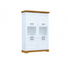 Двухстворчатый шкаф-витрина для посуды ГК-2 (СА/ОРН) Кантри Двухстворчатый шкаф-витрина для посуды ГК-2 (СА/ОРН) Кантри