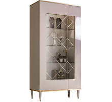 Шкаф витрина Rimini РМВ2-2С левый (слоновая кость) Шкаф витрина Rimini РМВ2-2С левый (слоновая кость)