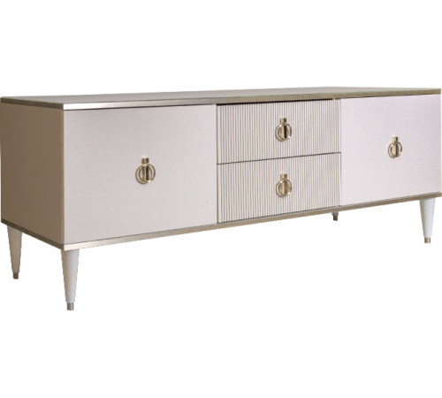 Тумба под телевизор с ящиками Rimini Solo РМТ-3 (s) (слоновая кость)